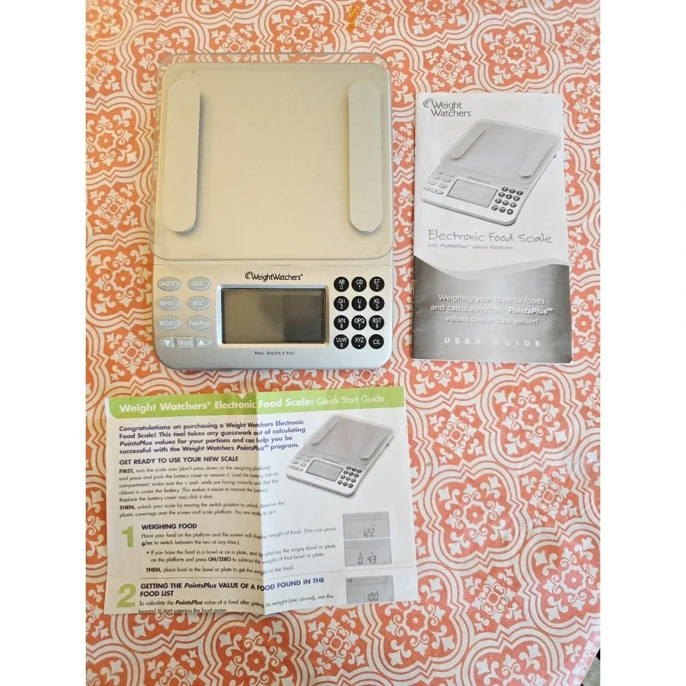 Weight Watchers Electronic Food Scale with Points Plus Values